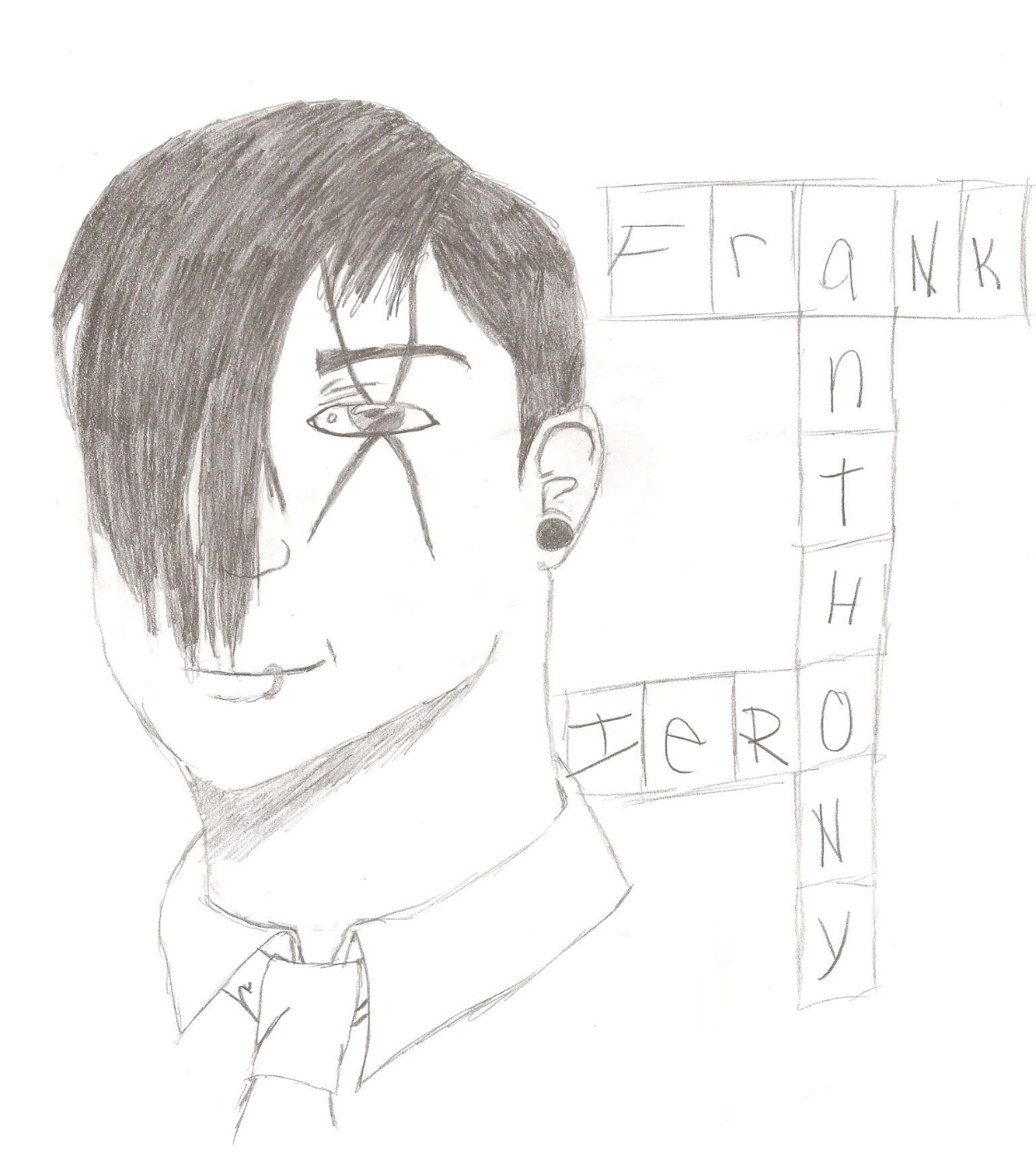 Frank Iero X'ed by KickButtRobin