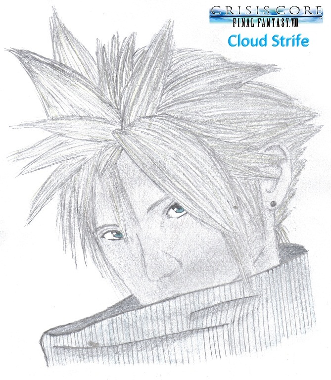 Cloud Strife - Request for autumnskies by KidOnBass