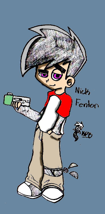 Nick Fenton ((Colored)) by KidPhantom_Boo