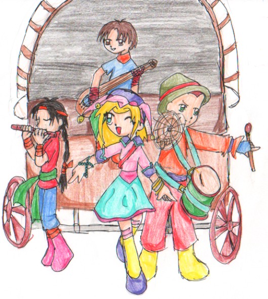 The Traveling Rosequartz Band by Kiichigo_chan