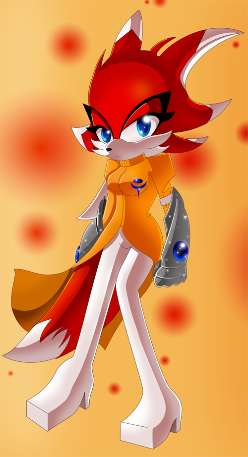 Ameira the Fox:. by Kikithecat