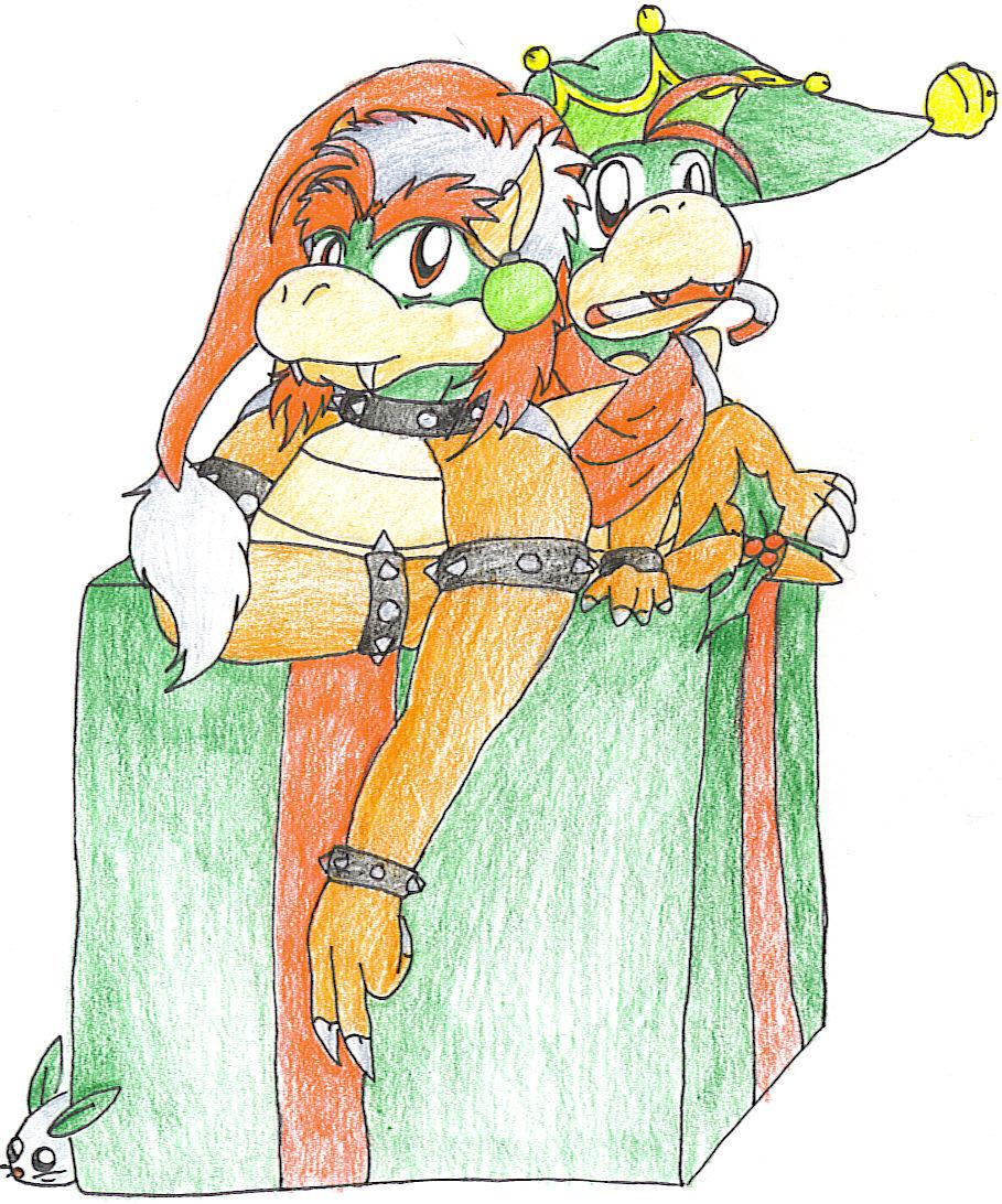 Happy Holidays From a Couple of Koopas by Kikiyothedragon