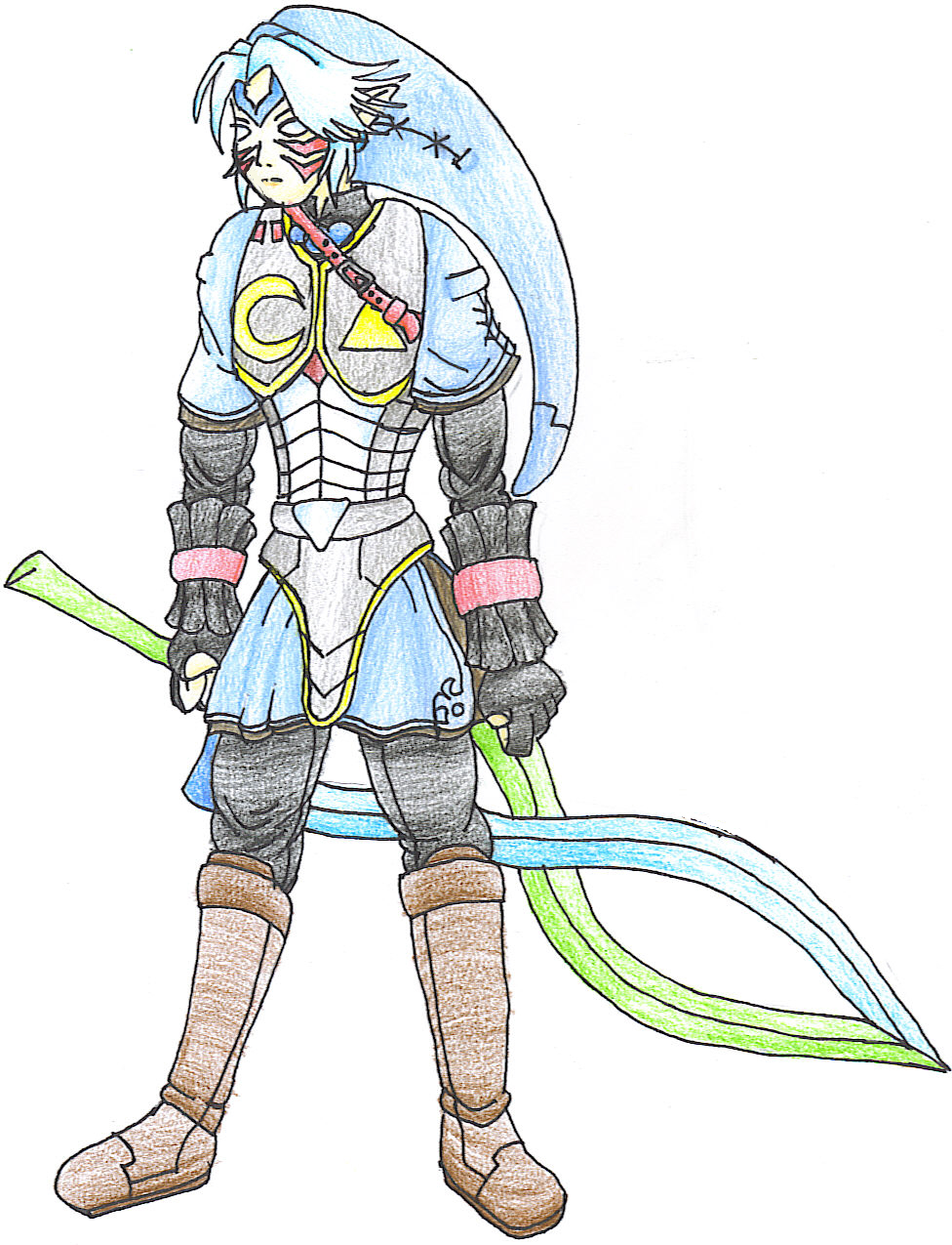 Twilight Princess Styled Fierce Deity Link by Kikiyothedragon