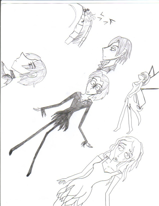 My collage of original corpse bride characters by KikyoDepp