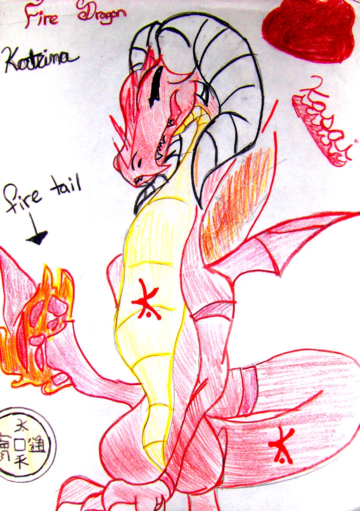 Kasai the Dragon of Fire (me) by Kilalasan
