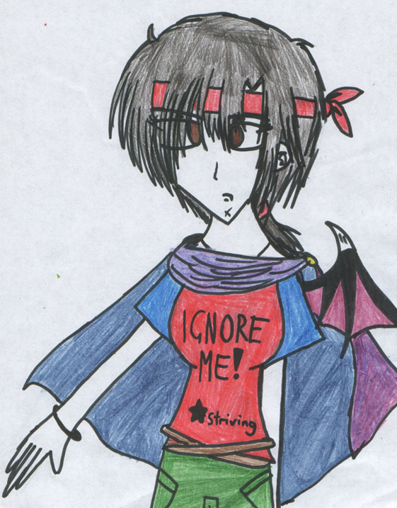 Me as a Weird/Non-Gothic Vampire by Killua_Bakura