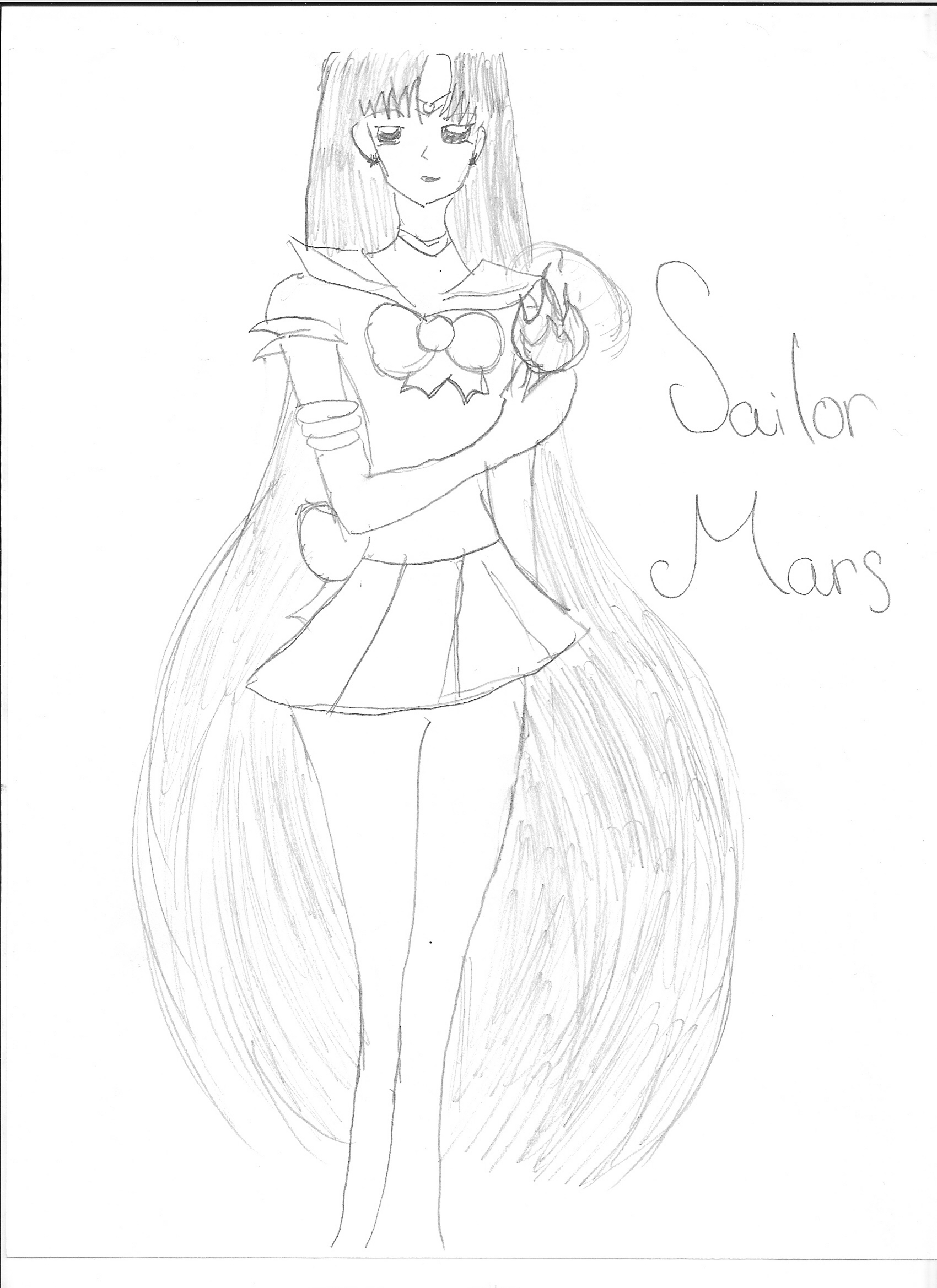 Sailor Mars by Kimikoprincesspancho