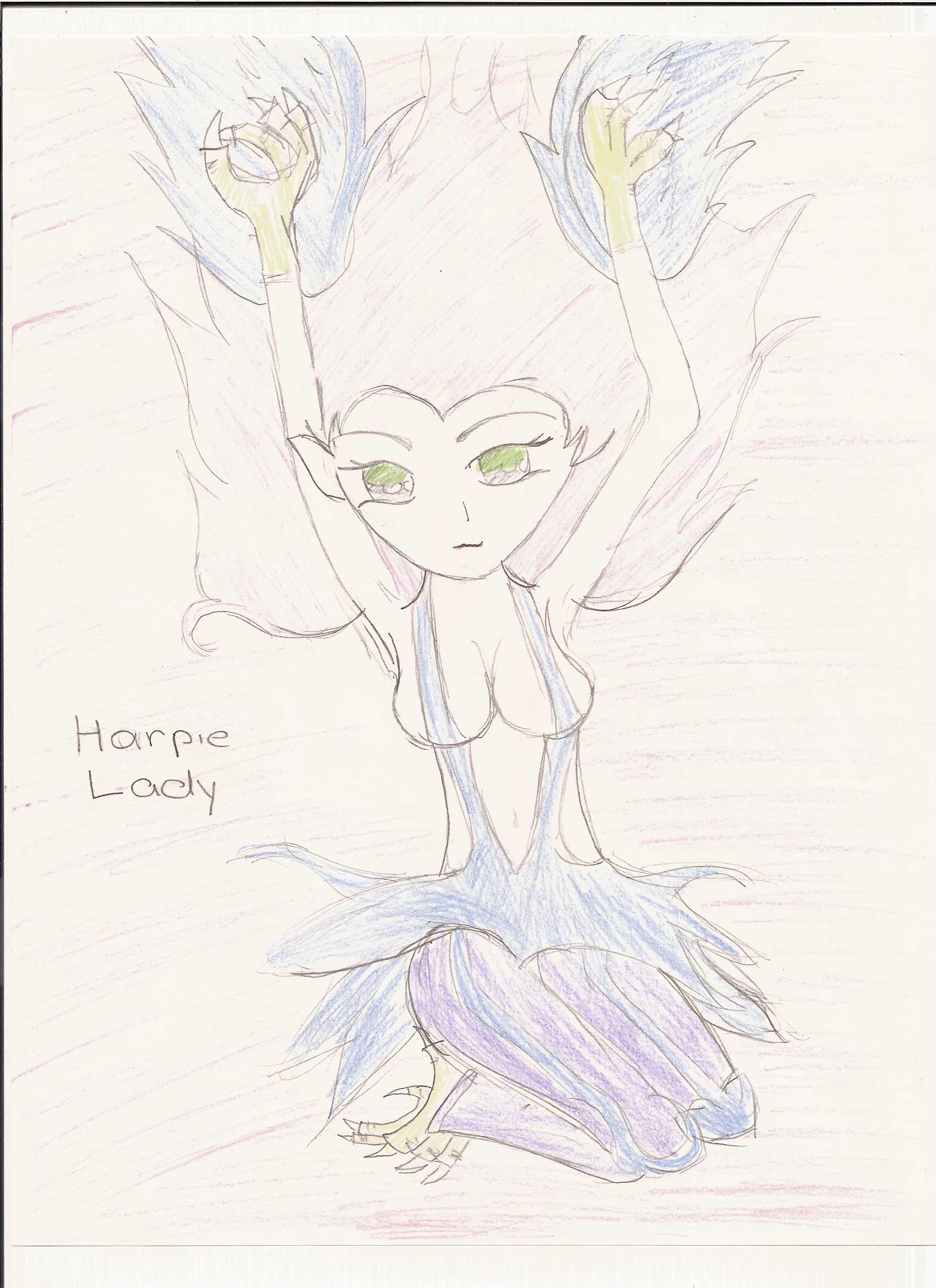Harpie lady by Kimikoprincesspancho