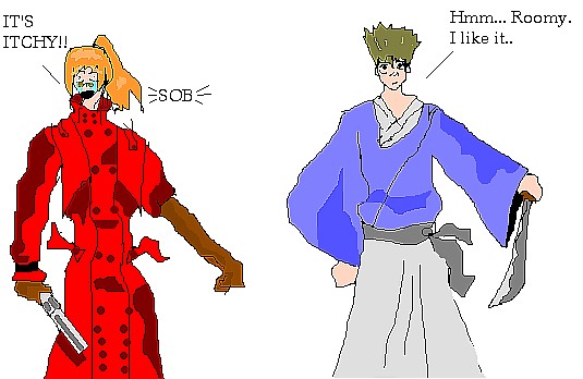 kenshin & vash switched! by King_Trigun