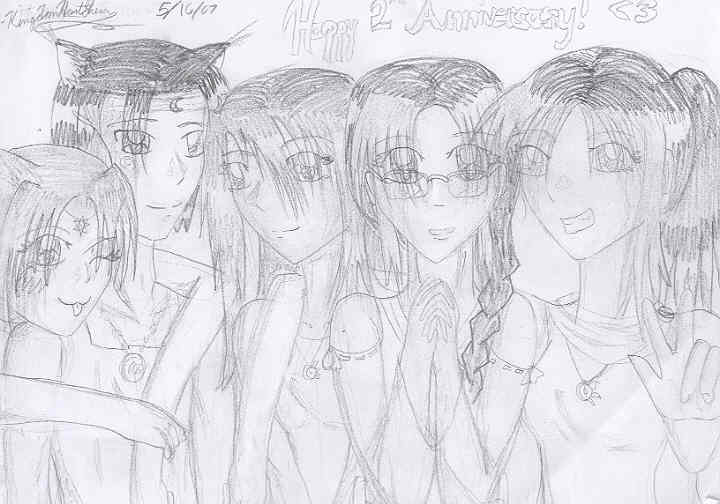 Second Anniversary Sketch by KingdomHeartShera