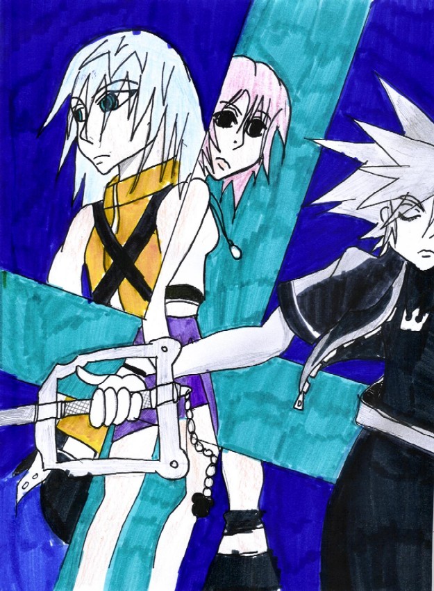 Best Friends Forever (colored) by KingdomheartsFanatic2