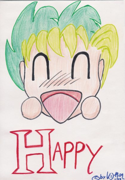 Happy chibi by Kinlyu