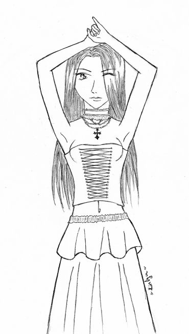 corset girl by Kinlyu