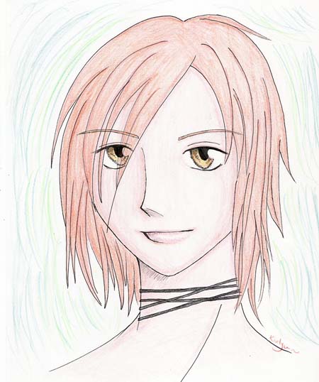 Kaoru with long hair by Kinlyu