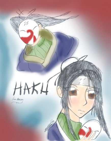 Haku_colored (for StormDragon) by Kioko-chan