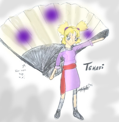 Temari (colored) [for StormDragon] by Kioko-chan