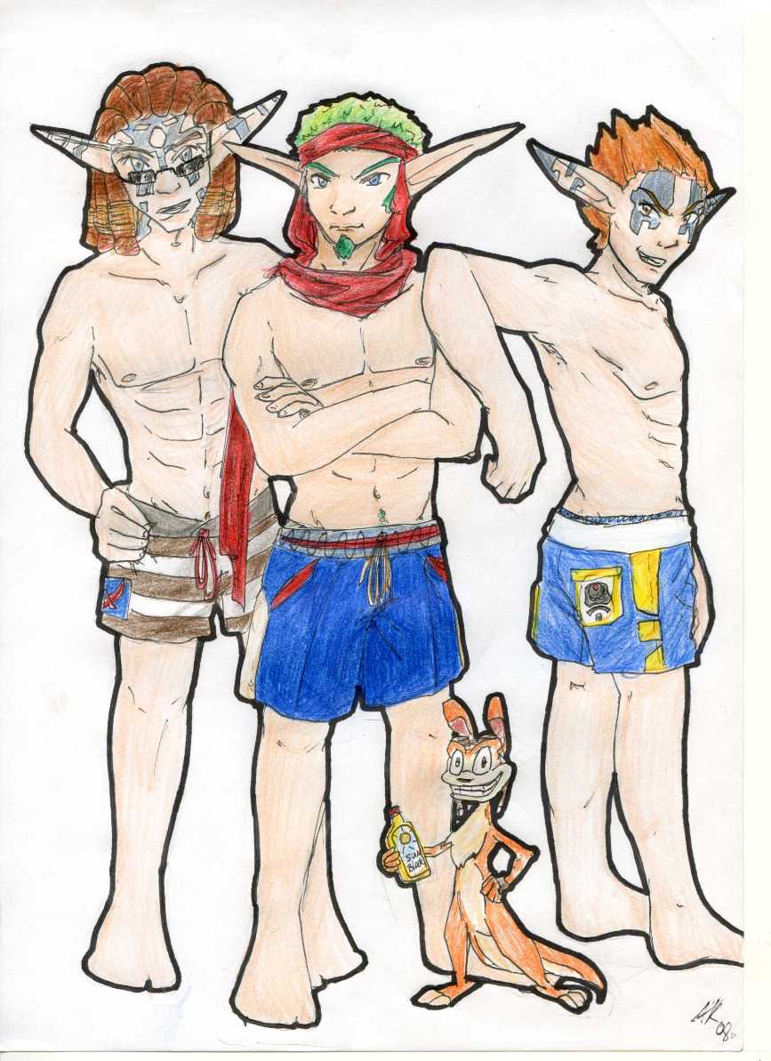 Jak_beach(boys) by Kion