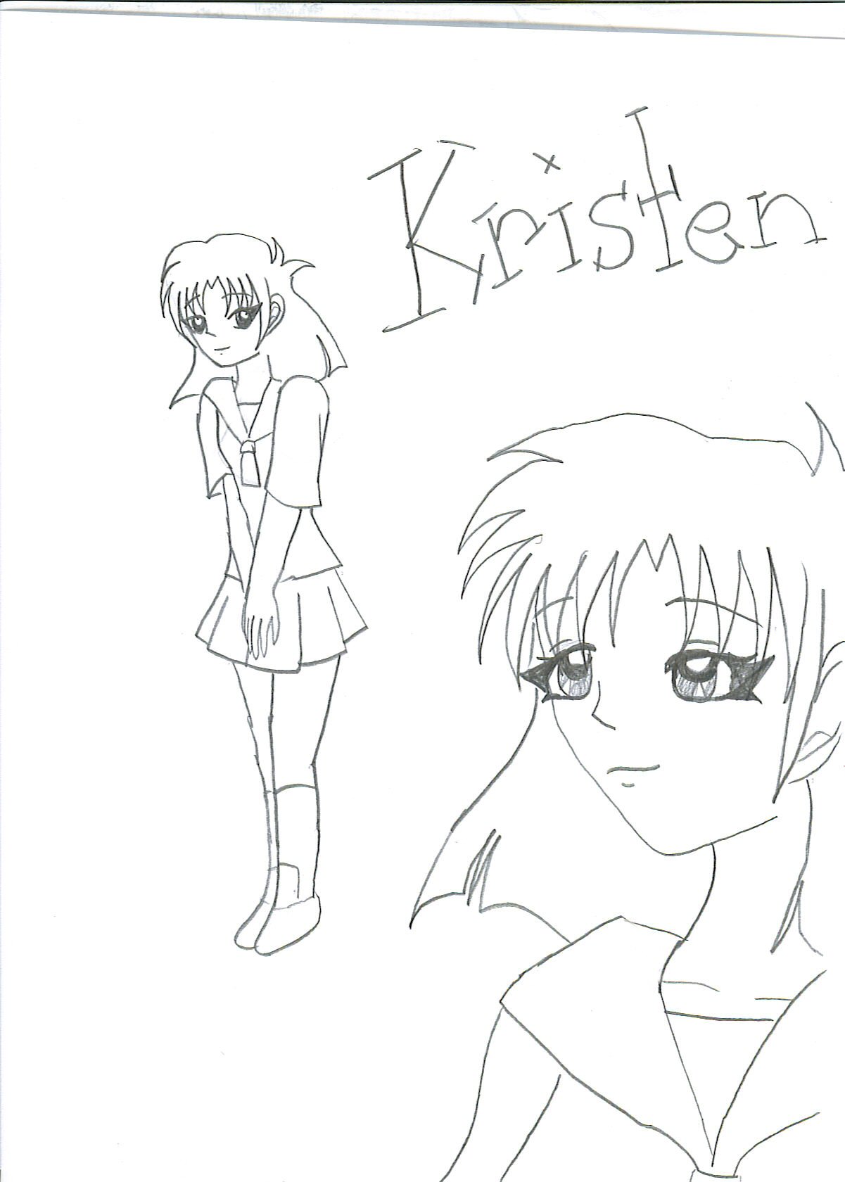 Character Profile Kristen by KionaKina