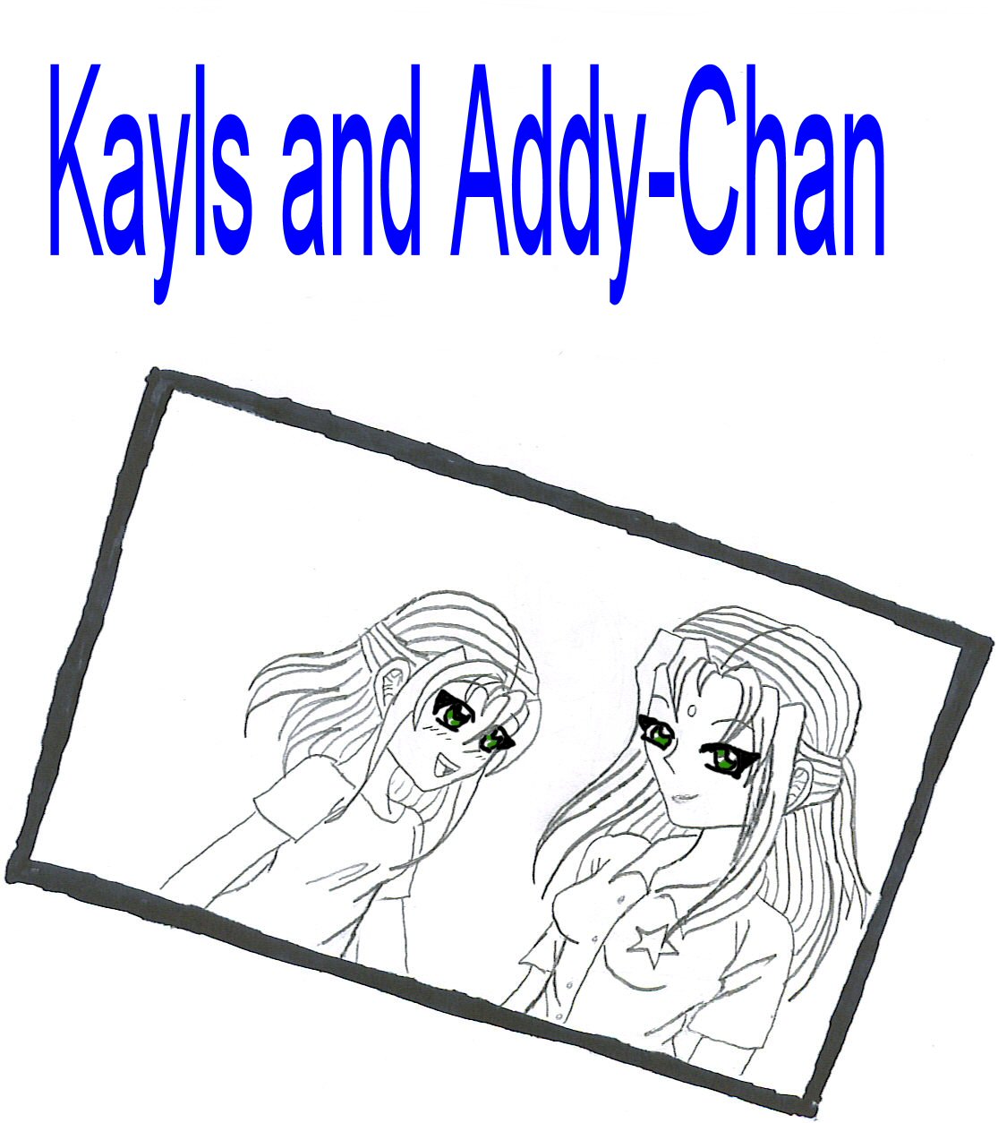 Kayls and Addy-Chan by KionaKina