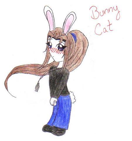 Bunny Cat Chibified by KionaKina