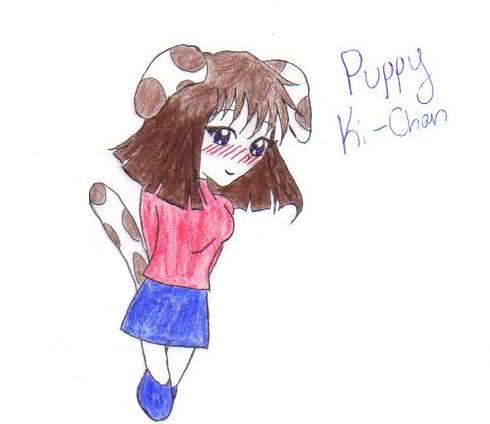 Chibi Puppy Ki-Chan by KionaKina
