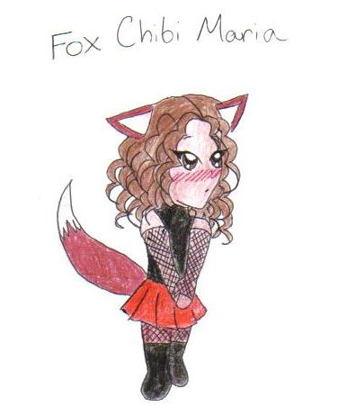 Fox Chibi Maria by KionaKina