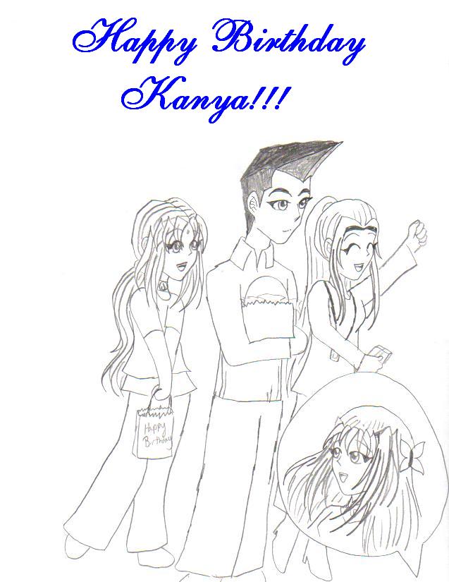 Happy birthday Kanya by KionaKina