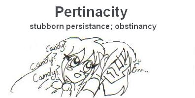 Vocabulary Words: Pertinacity by KionaKina
