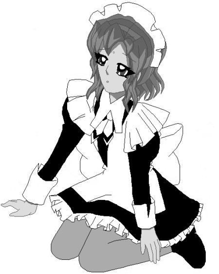 Seto's Maid *GrayScale* by KionaKina