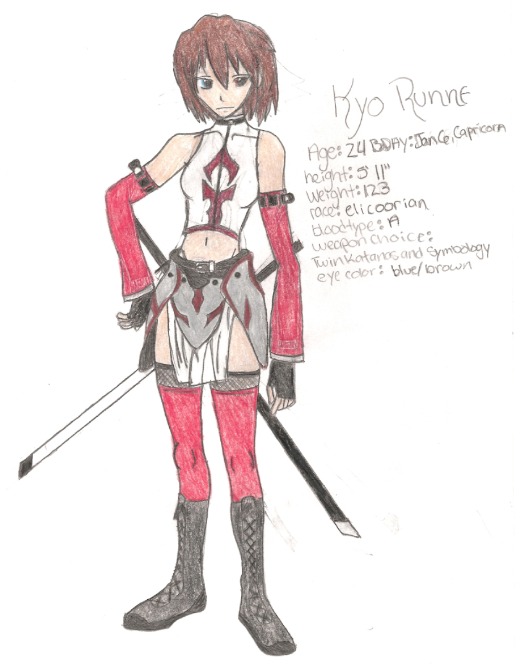 Original Character: Kyo Runne by Kirara7