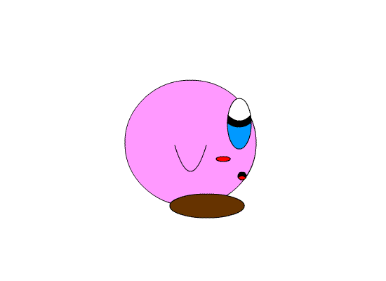 Kirby Walking by KirbyFannatic