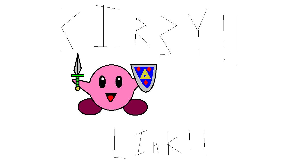 Kirby Link!!!!! by Kirby_The_Pink_Fluff