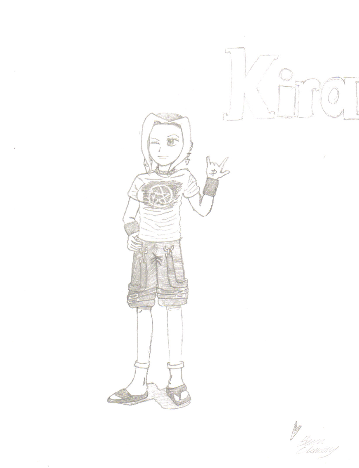 Kira (my own character) ^_^ by Kirby_kun