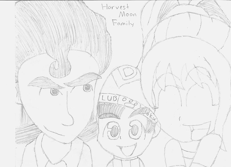 Harvest Moon Family (Marlin) by Kirbyluva11