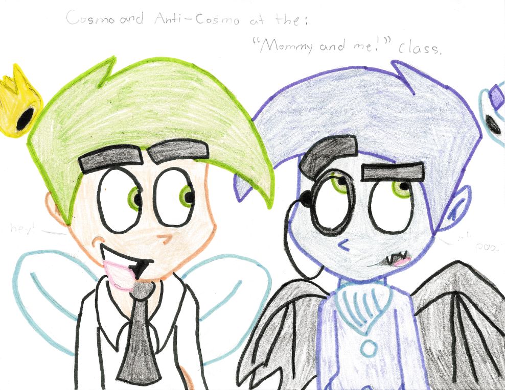 Hey! It's Cosmo and Anti-Cosmo! by Kirbyluva11