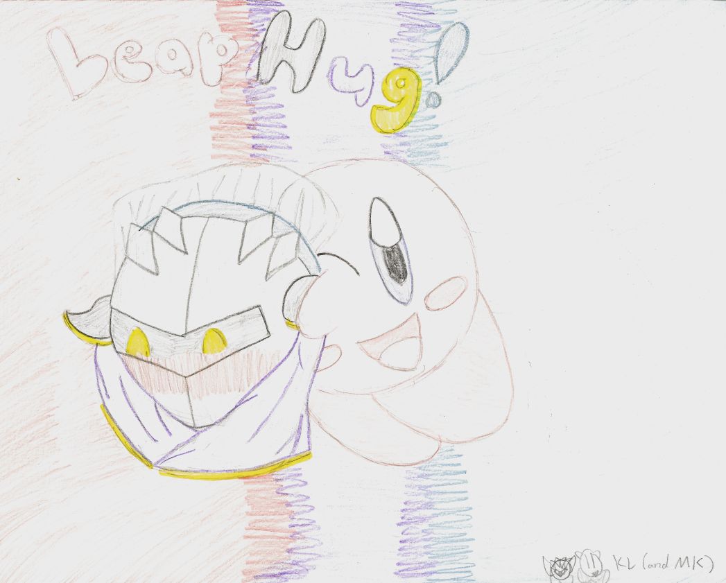 Kirby and Meta Knight! by Kirbyluva11