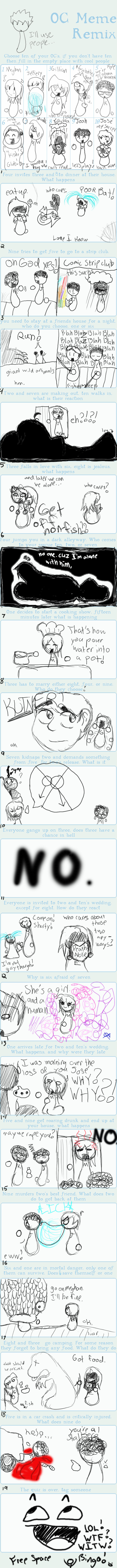 CrAzY oC rEmIx MeMe~!!! by Kirbyluva11