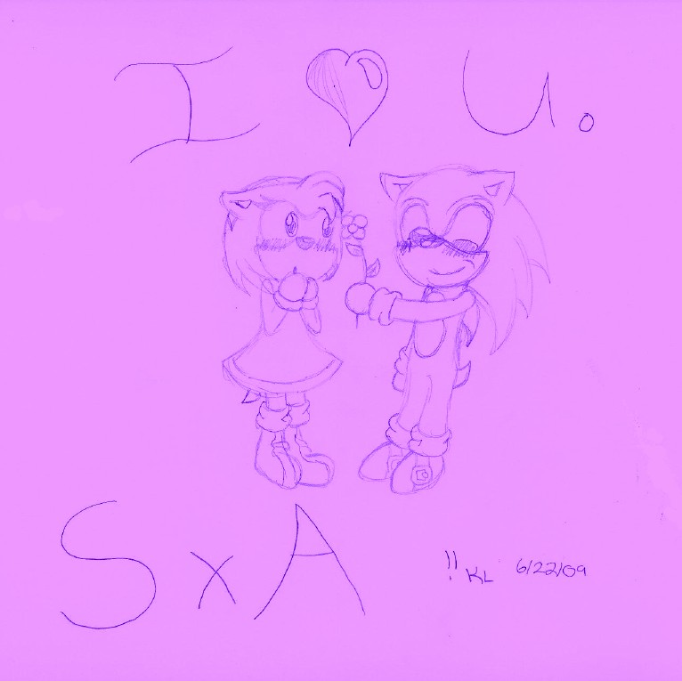 Sonic X Amy by Kirbyluva11