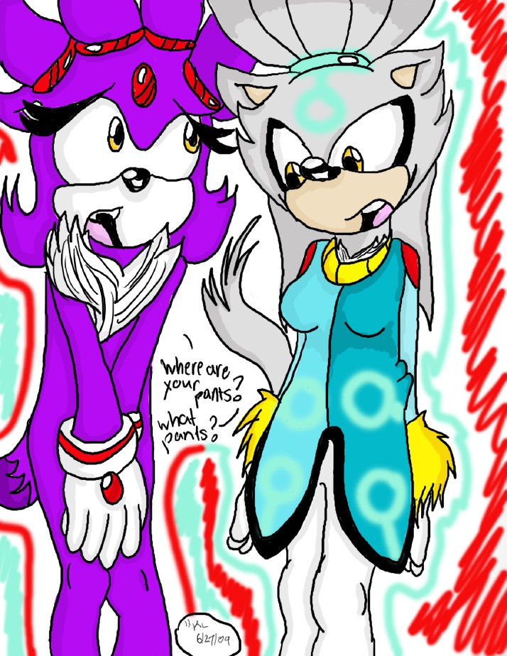 GAH! Silver and Blaze switched bodies! THE REMAKE. by Kirbyluva11