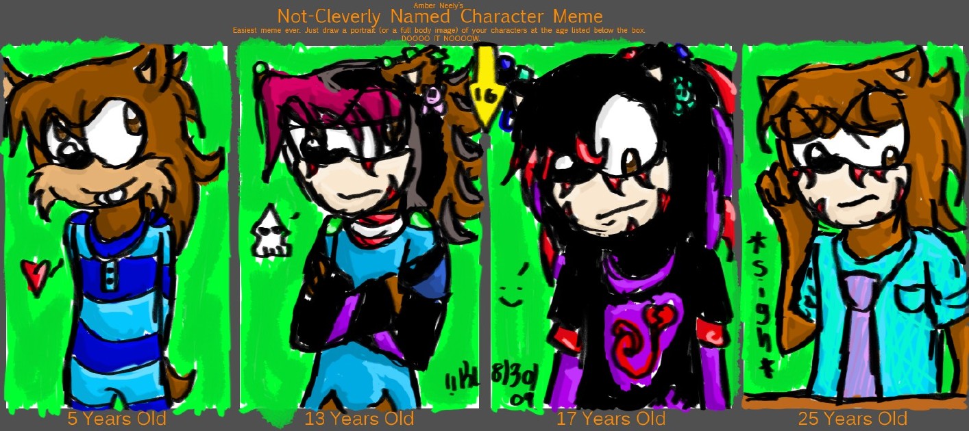 Character Meme--Shaun 'Emoshic' Shaminsho by Kirbyluva11