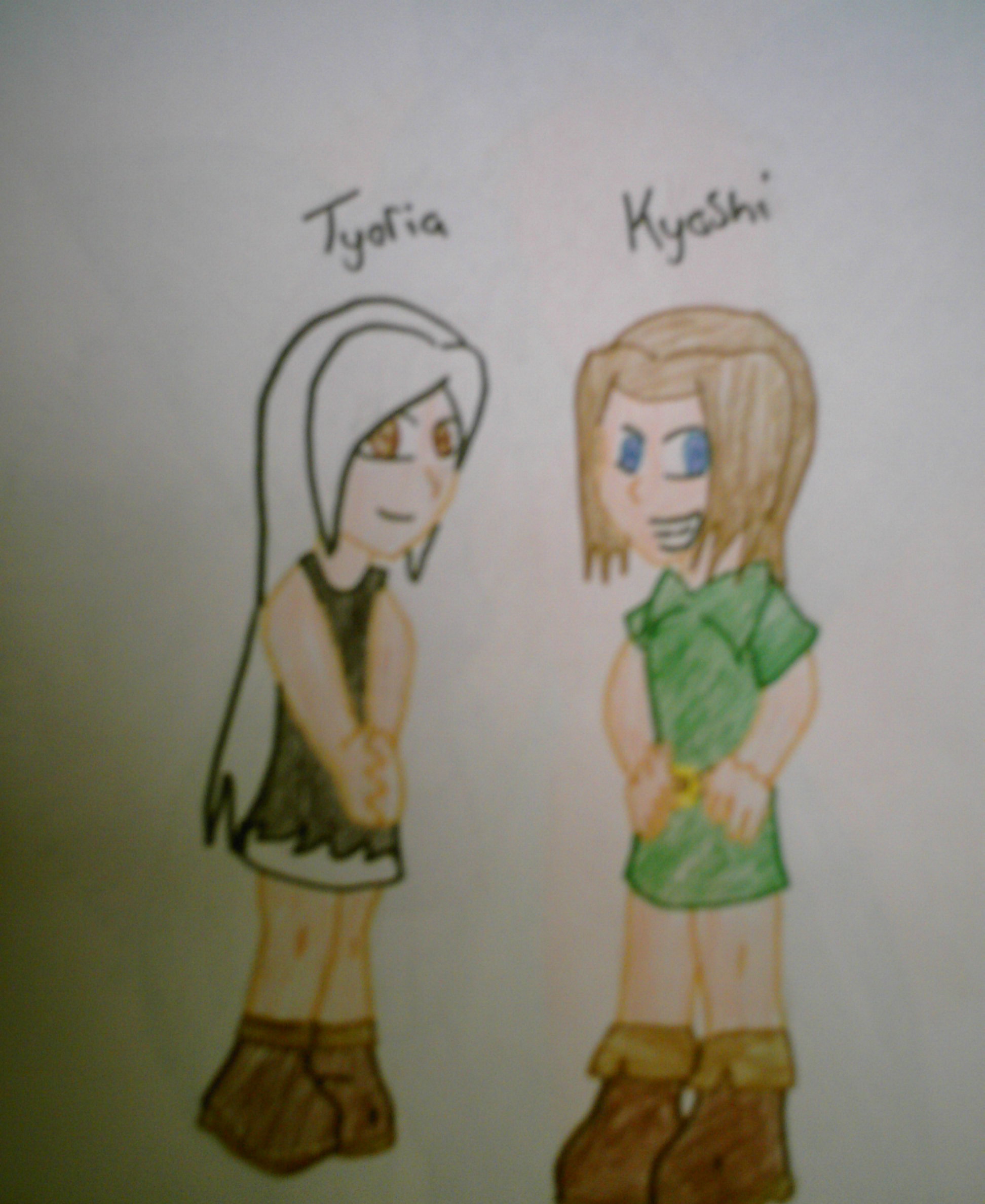 Kyoshi and Tyoria by KisaShika