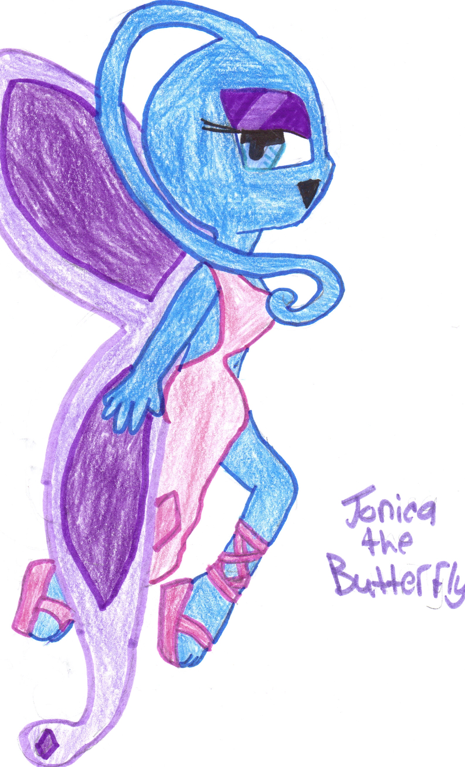 Jonica the Butterfly by KisaShika