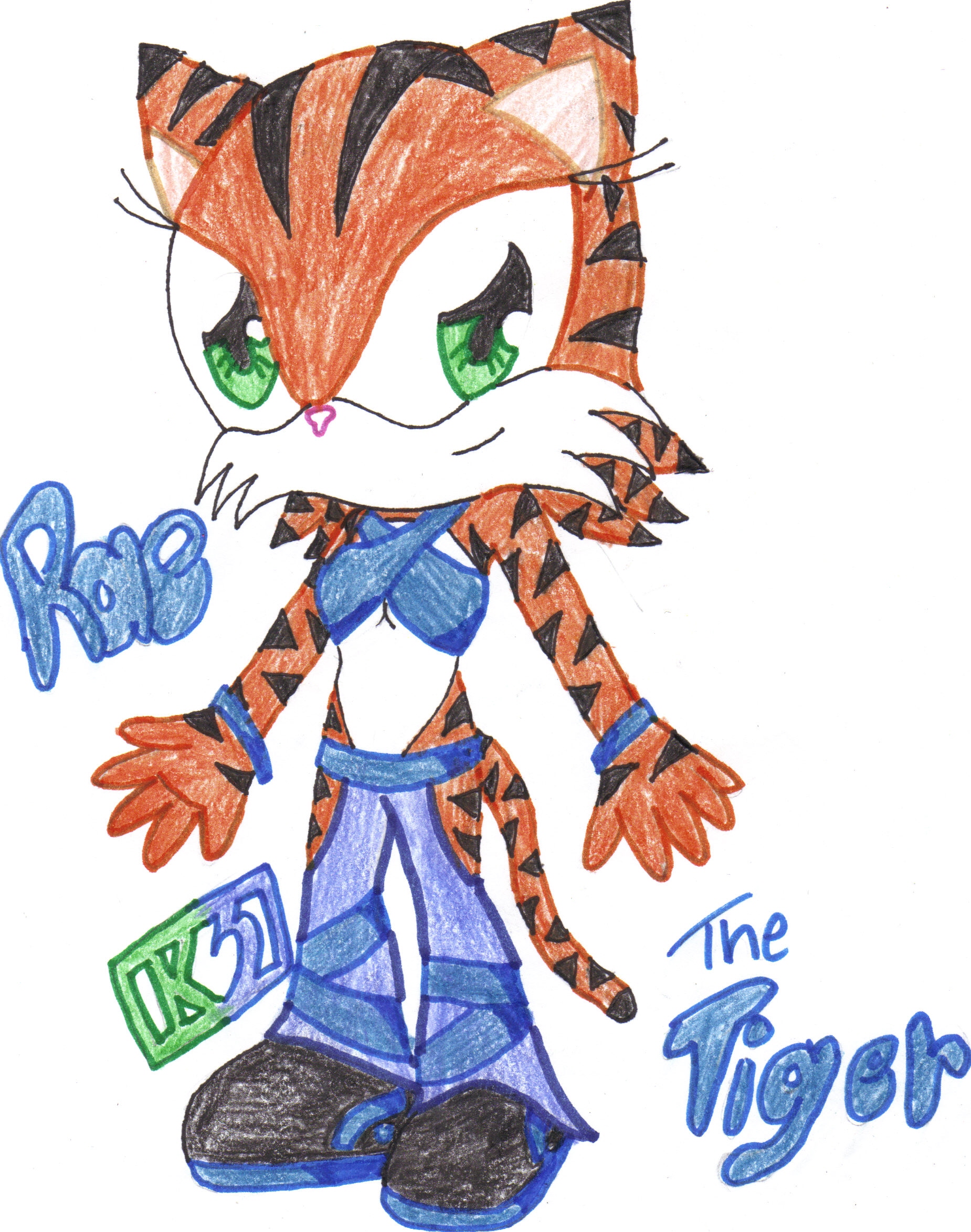Rae the Tiger by KisaShika