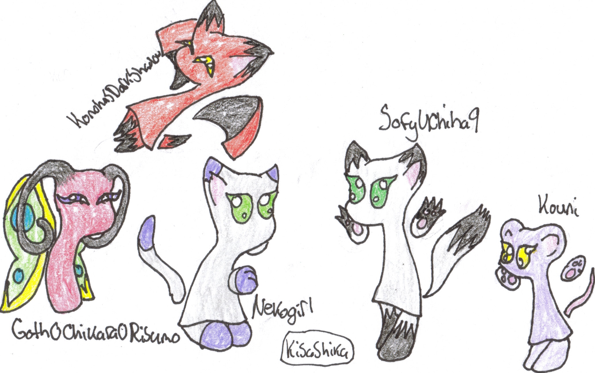 Dictator Creatures: FAC friends by KisaShika