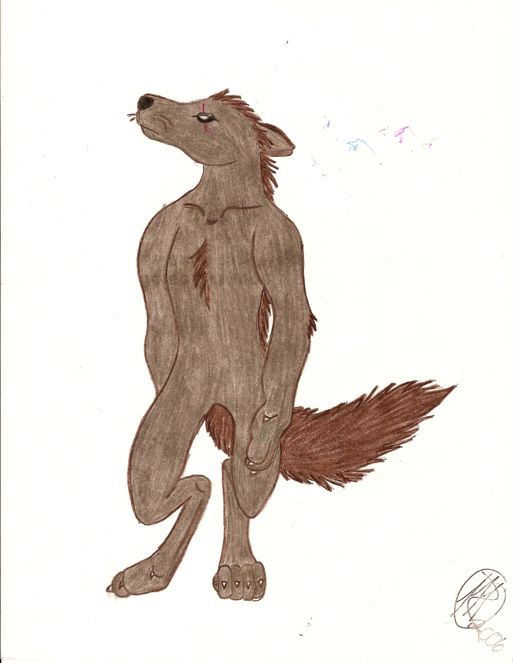 Werewolf - colored by Kisa_the_Tiger