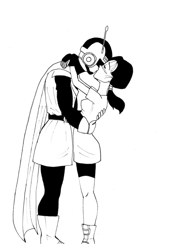 Kissing the Hero by Kisakun