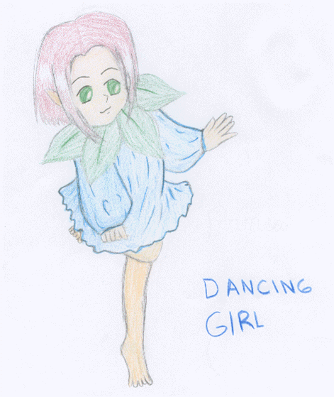 dancing girl by Kisara