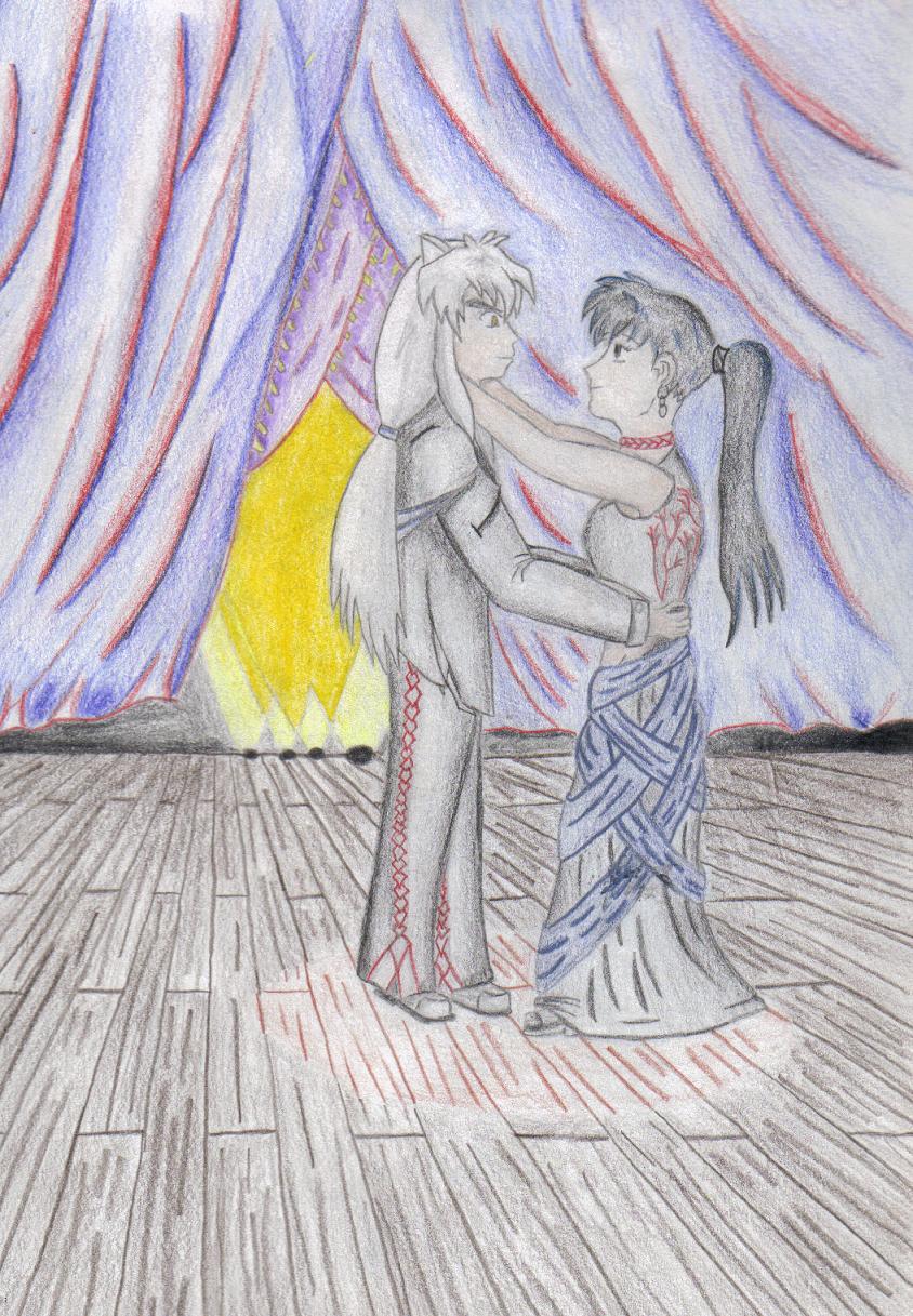 InuYasha and Kagome at prom by Kit_wit_issues