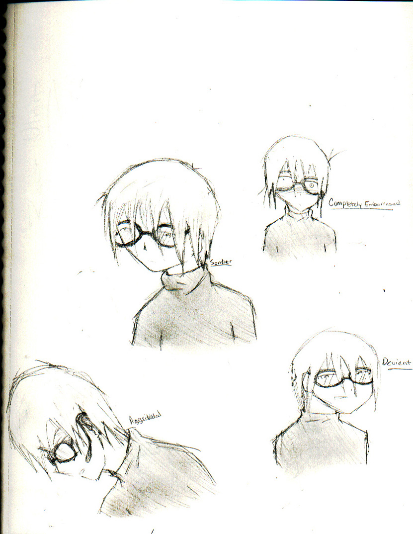 Code: Lyoko Sketches(Jeremie) by Kite_Amaru