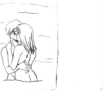 Kiss in hot spring by Kitsumi